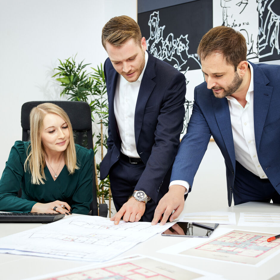 3SI Team bei der Arbeit | 3SI Immogroup