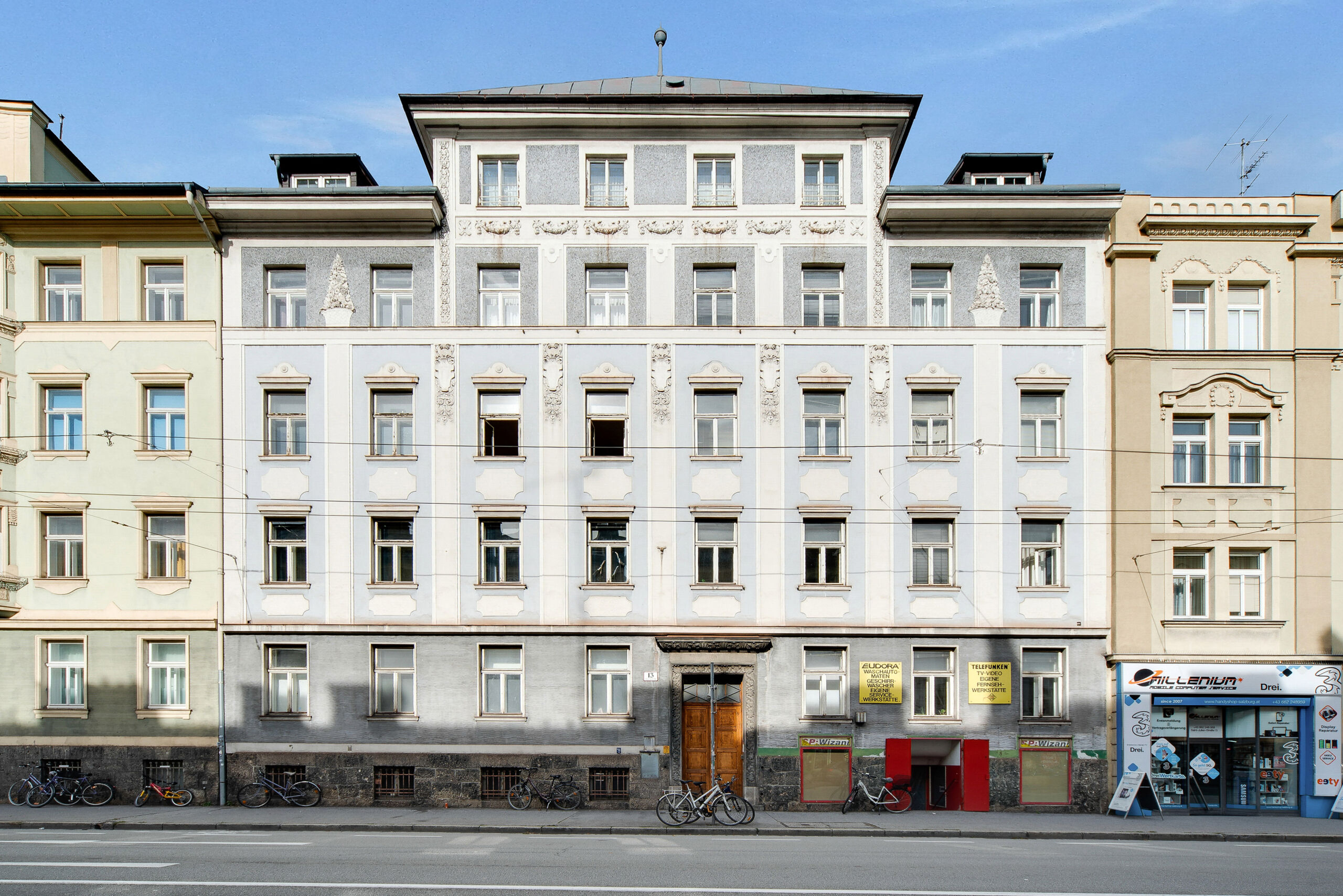 Dieses Haus ist das erste Investment des Wiener Zinshausentwicklers 3SI Immogroup in der Stadt Salzburg.