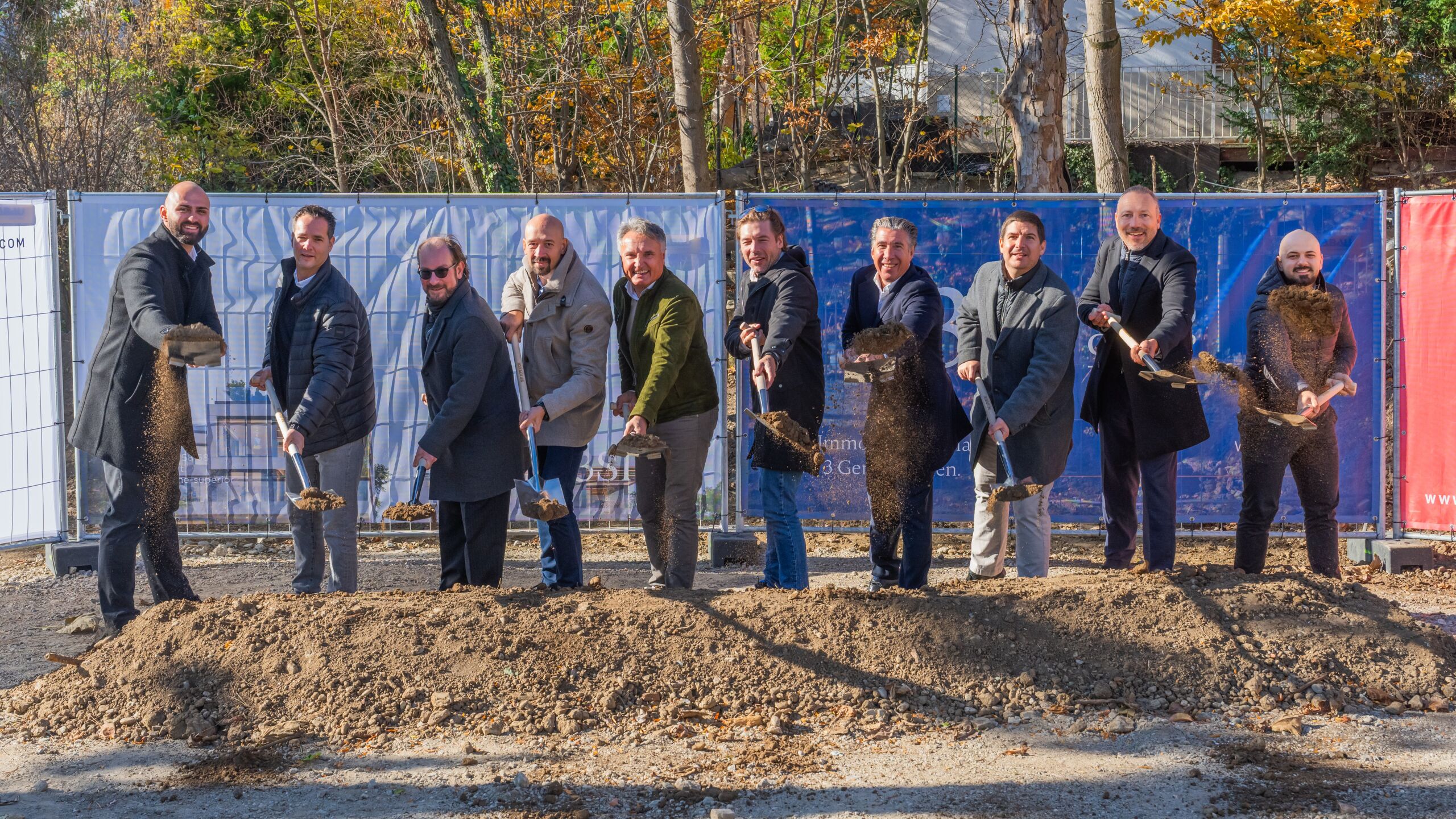 Doppelspatenstich der 3SI Immogroup - nicht nur im 14. Bezirk, sondern auch im 18. Bezirk über Wien steht der Baustart für ein weiteren Projekt, The Superior, bevor.