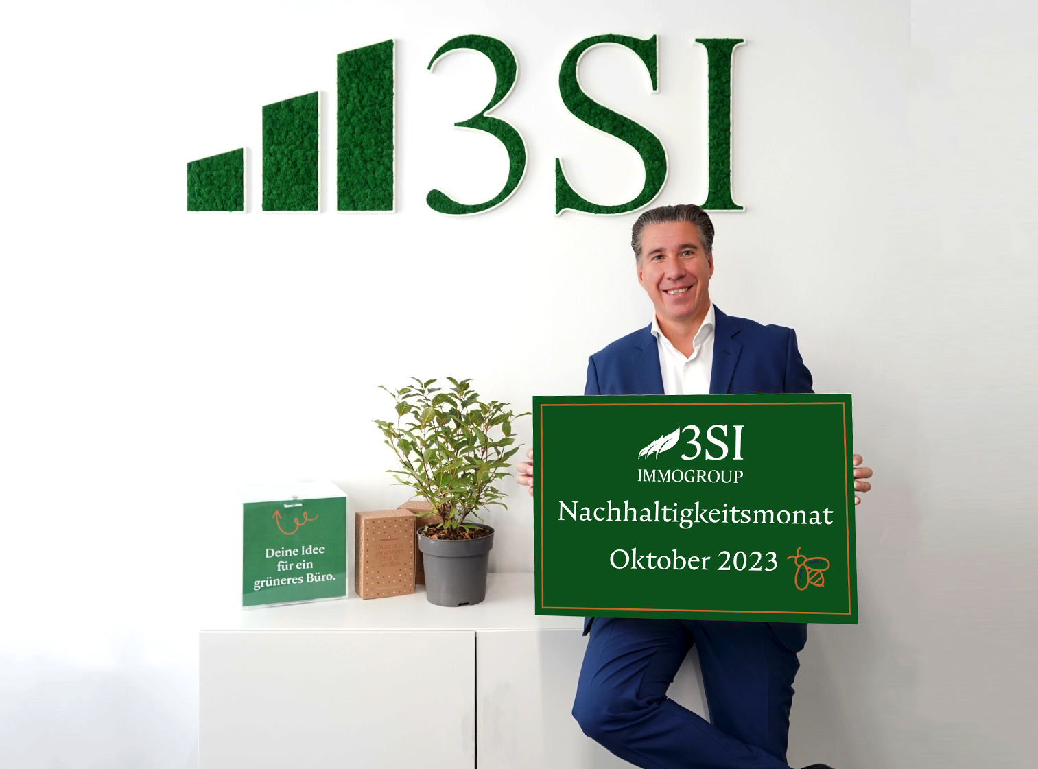 Ein ganzes Monat lang rückt der Immobilienentwickler 3SI Immogroup und Geschäftsführer Michael Schmidt das Thema Nachhaltigkeit ins Zentrum.