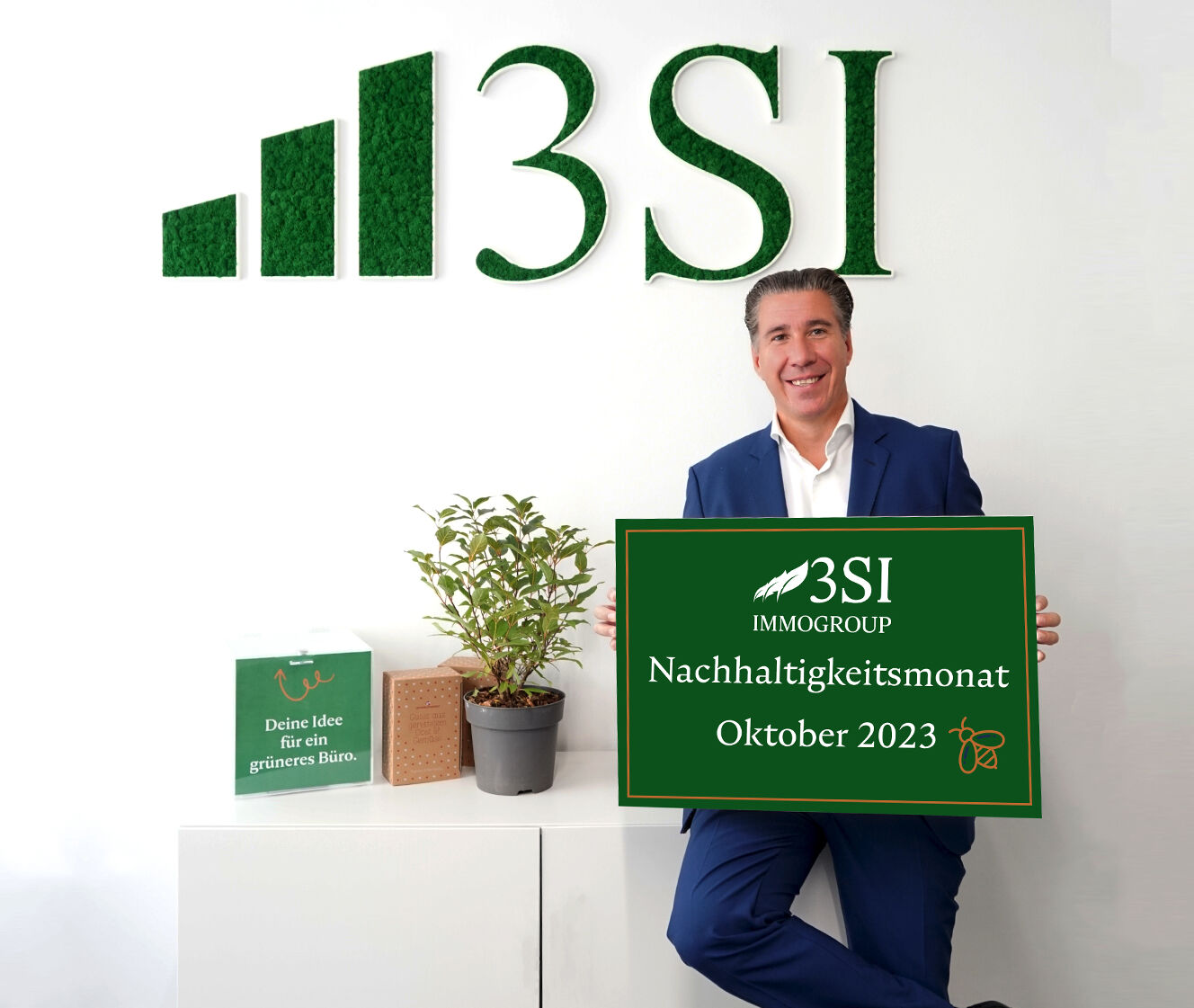 Ein ganzes Monat lang rückt der Immobilienentwickler 3SI Immogroup und Geschäftsführer Michael Schmidt das Thema Nachhaltigkeit ins Zentrum.