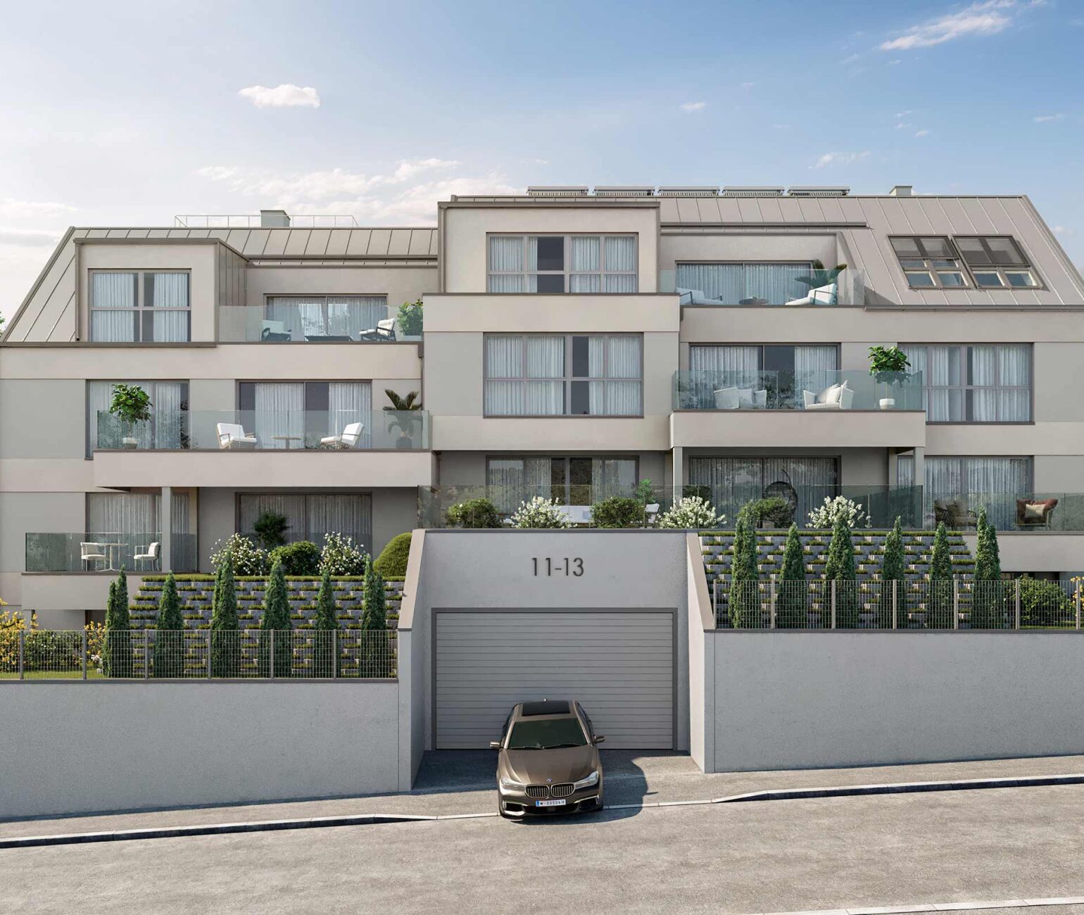 Wunderschöner Neubau der 3SI Immogroup mit dem Projekt La Belle Vie Raffelspergergasse 11-13 1190 Wien