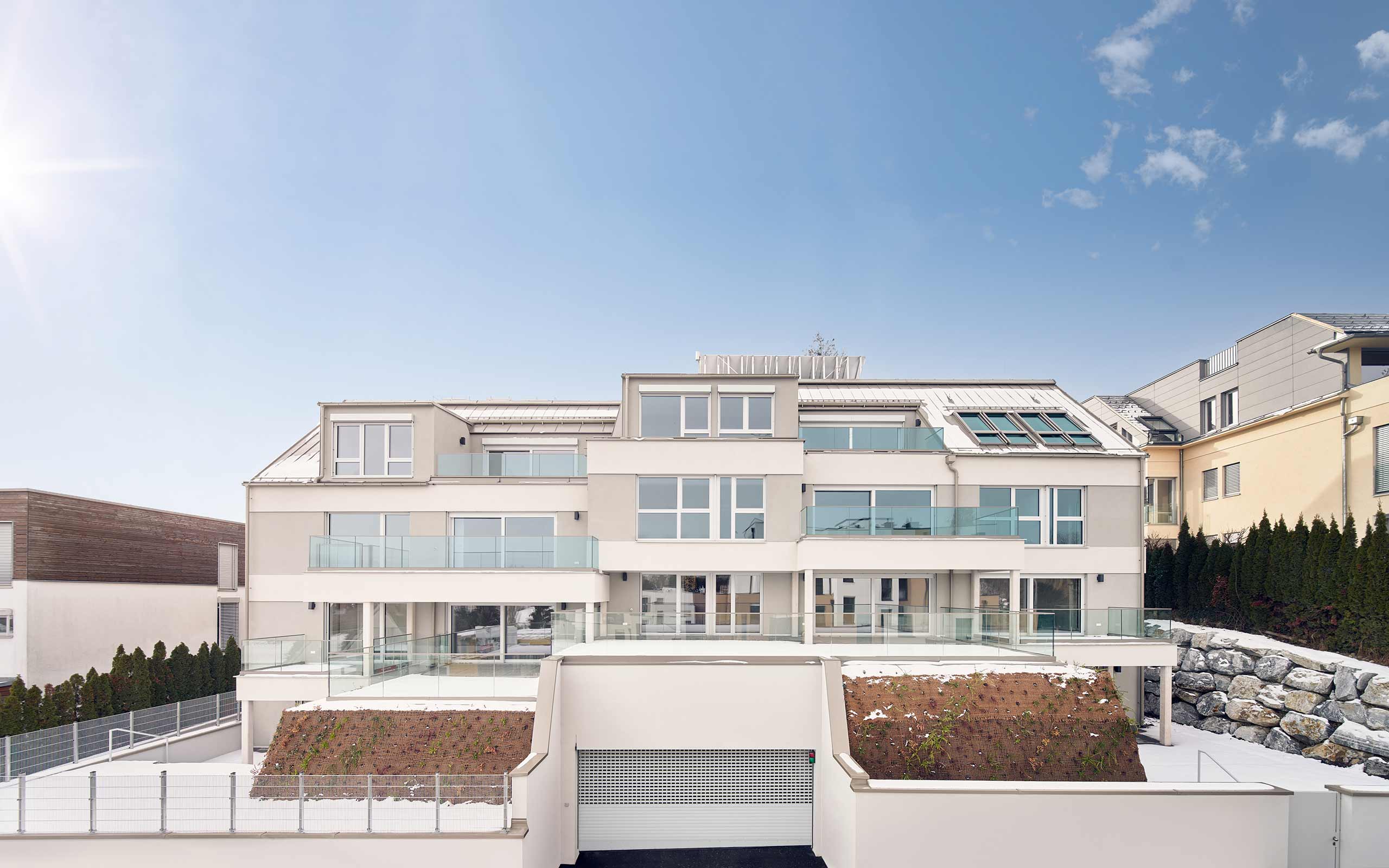 Moderner Neubau der 3SI Immogroup in der Raffelspergergasse 11-13 1190 Wien
