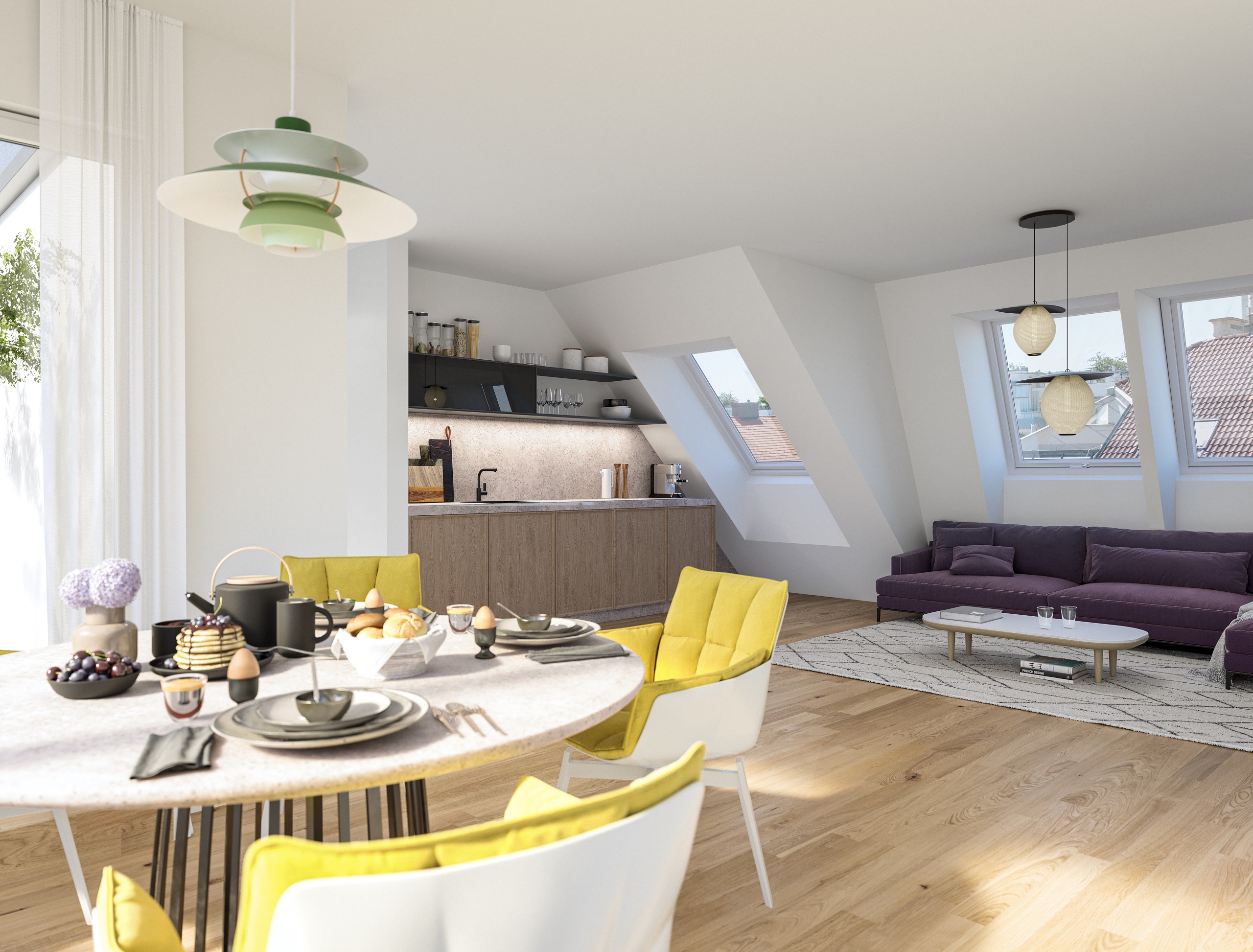 Helle und lichtdurchflutete Wohnungen im Neubau "Lemonie" in der Albrechtskreithgasse 32, 1160 Wien