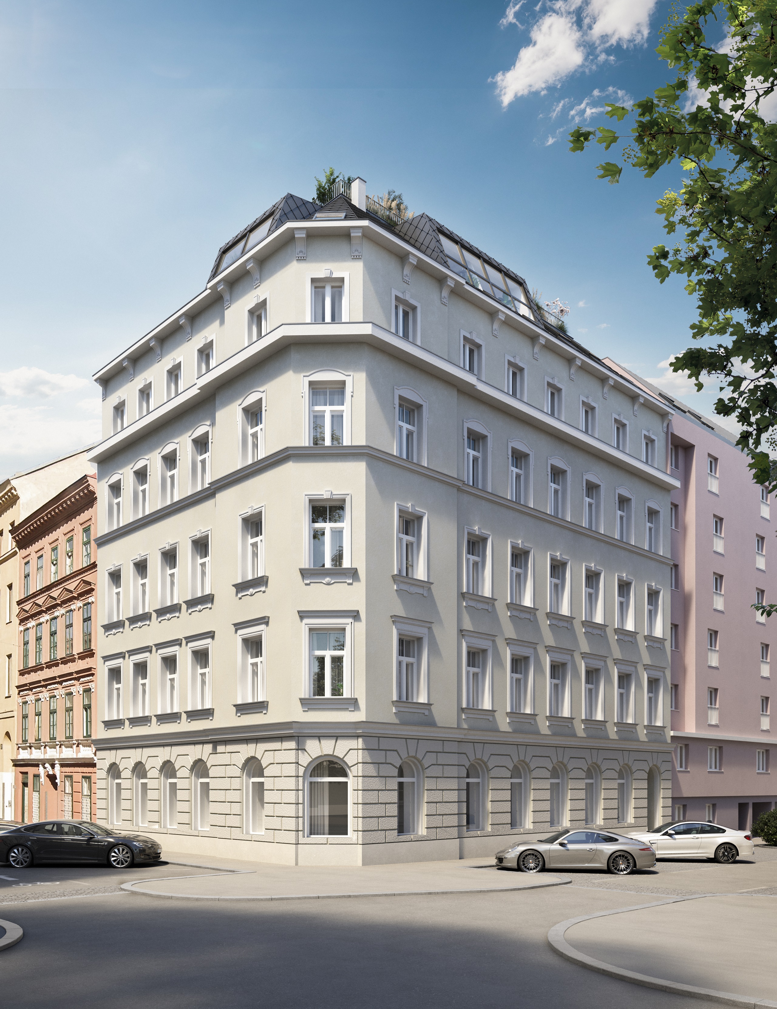 Hochwertig revitalisiert: 17 Eigentumswohnungen gehen mit Park View nun in den Verkauf. 
