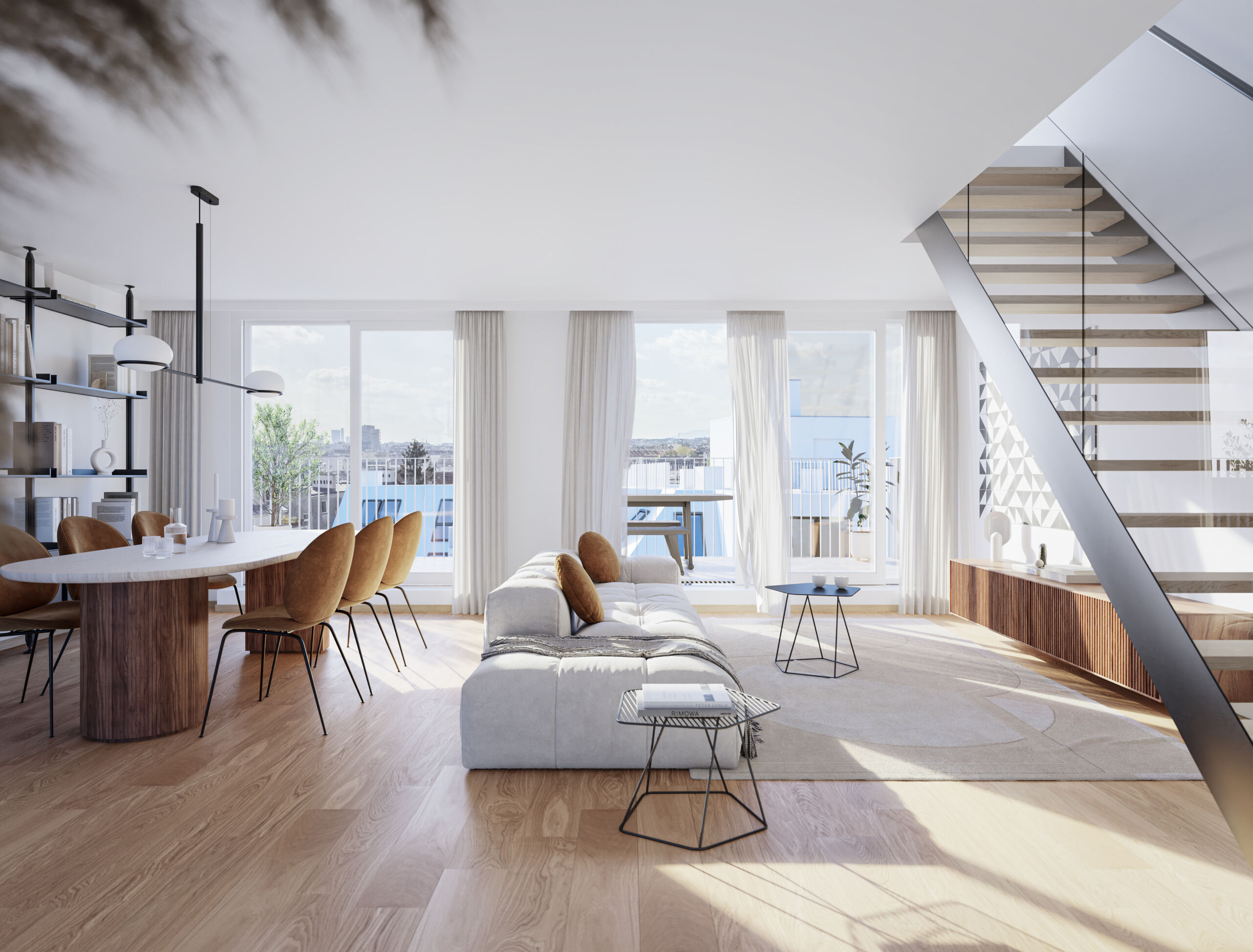 Hinter der puristisch-eleganten Fassade werden insgesamt 85 Eigentumswohnungen für modernste Ansprüche Platz finden.
