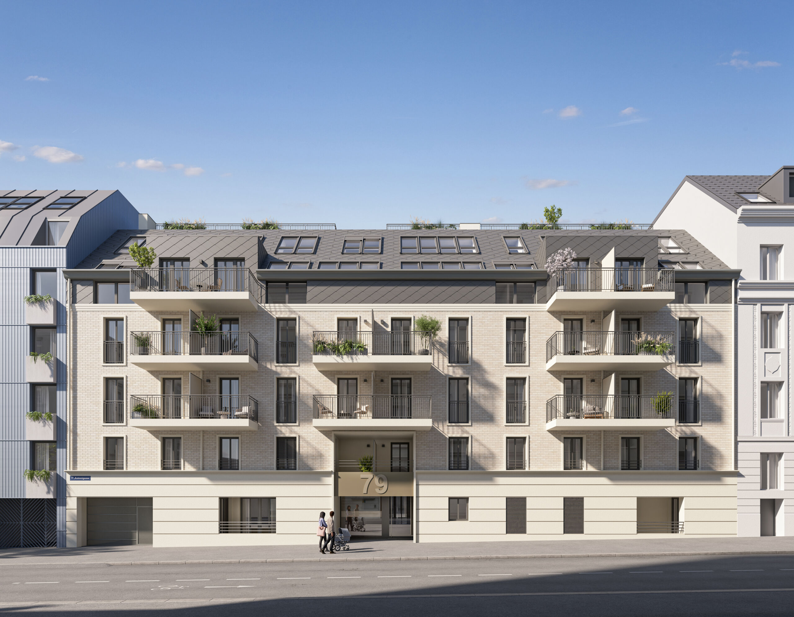 Mit THE ANTHONY realisiert die 3SI Immogroup ein hochwertiges Wohnprojekt in gefragter Lage von Hernals. 