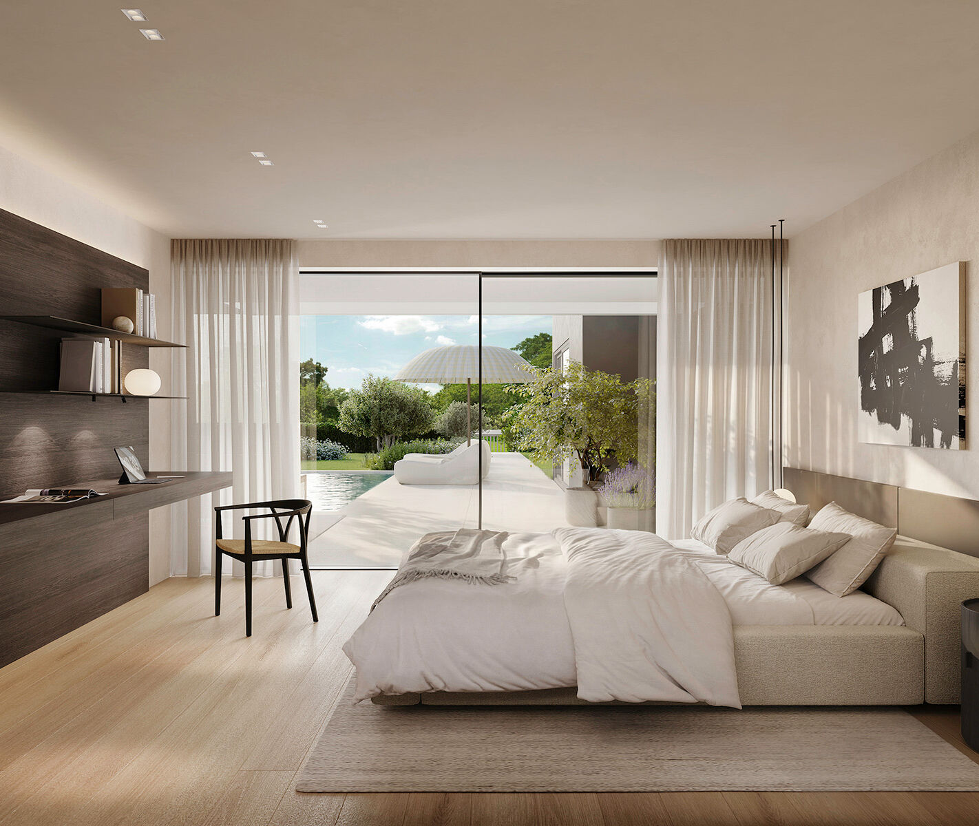 Großzügige Raumkonzepte und hochwertige Materialien schaffen ein elegantes Wohnambiente.