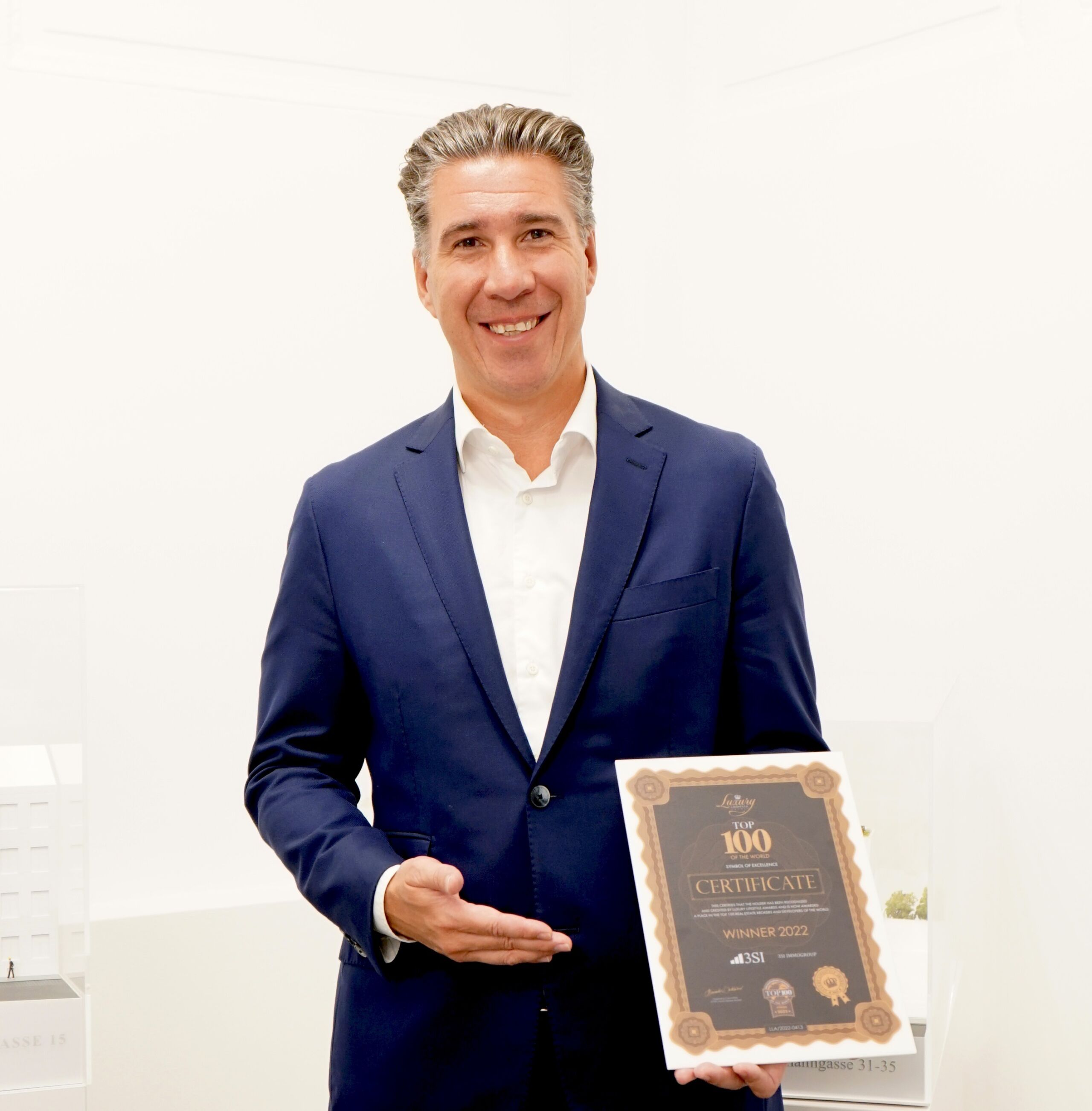Sichtlich stolz auf die Listung als einer der Top 100 Immobilienentwickler der Welt: 3SI-Geschäftsführer Michael Schmidt.