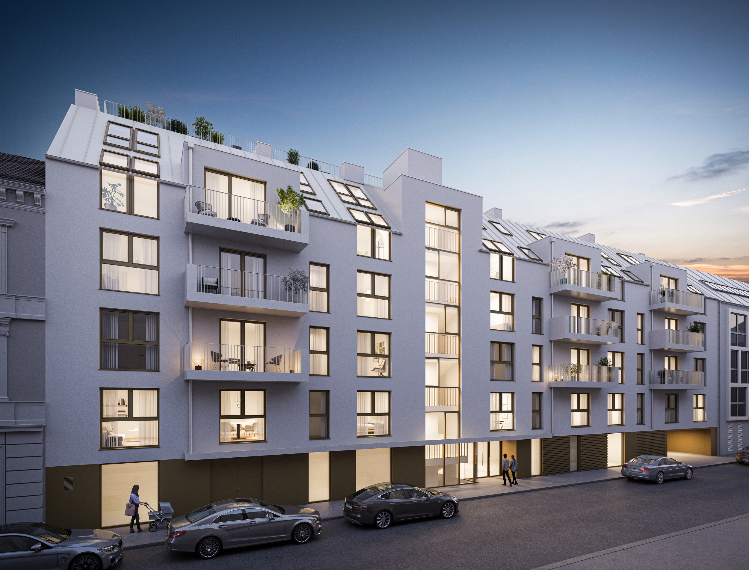 47 und 38 Eigentumswohnungen in zwei modernen Wohnhäusern werden in der Schumanngasse entwickelt